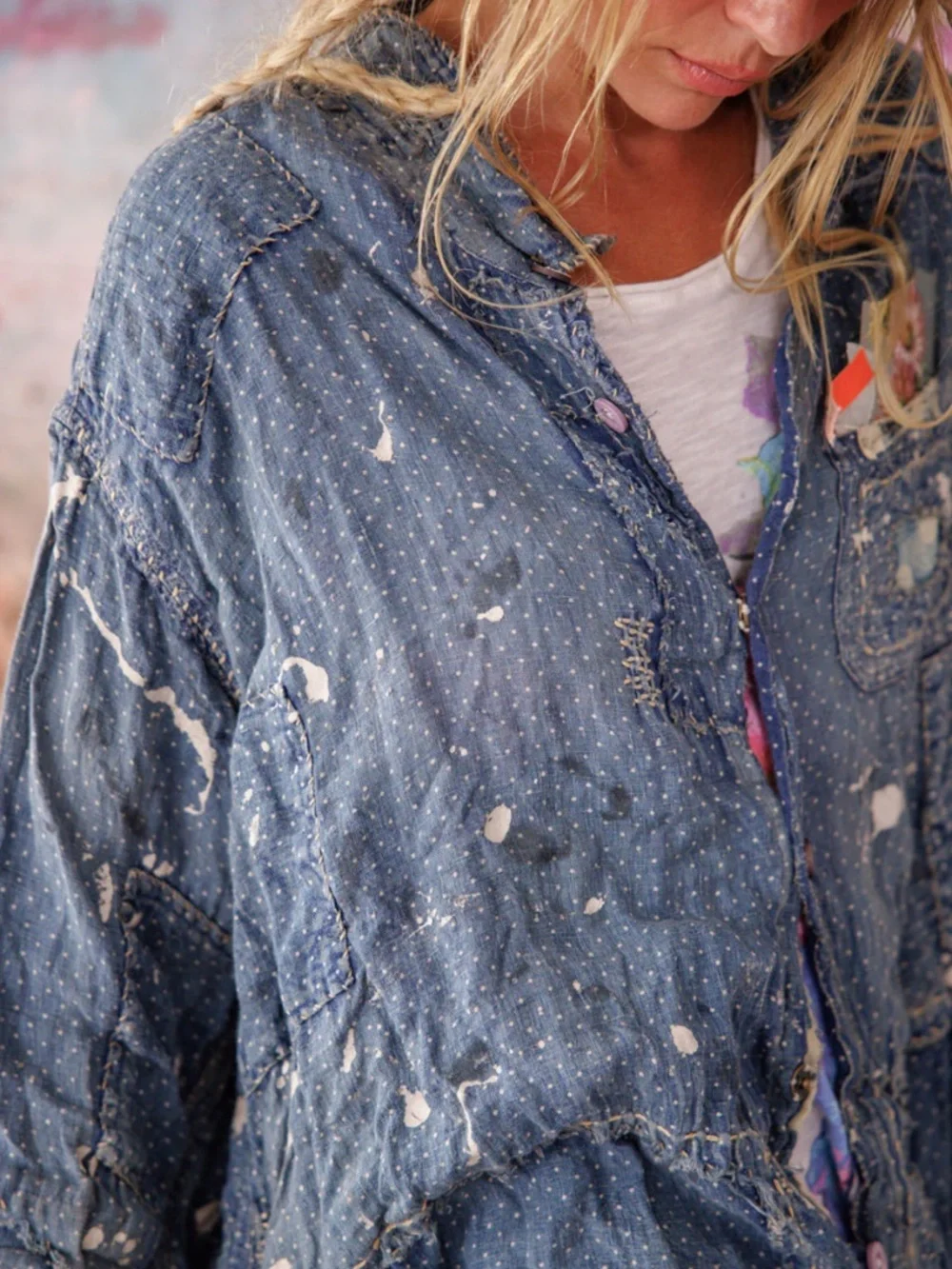 🦋NWT MAGNOLIA PEARL ADISON WORKSHIT🦋 - Picture 3 of 10